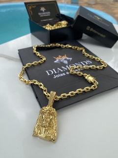 cadeado 6 mm-60 cm+Jesus cristo