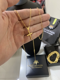 cartier 2 mm-70 cm+crucifixo