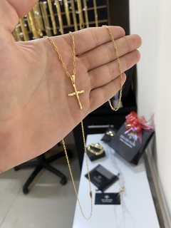 Cartier 2 mm-70 cm+crucifixo