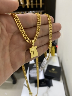 Grumet 5 mm+pingente pergaminho - comprar online