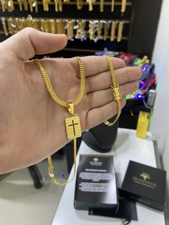 Grumet soldada 5 mm-Placa Cruz