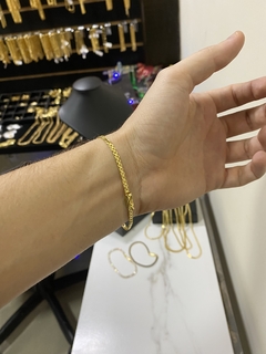 Cadeado dupla 2,5 mm+medalha Espírito Santo - loja online