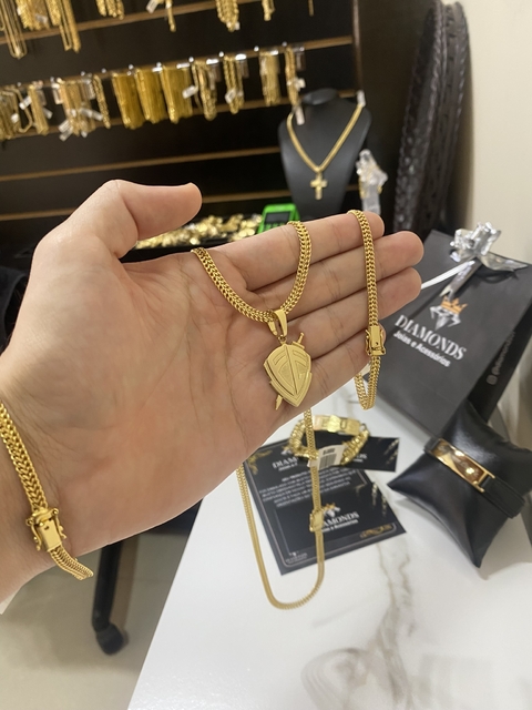 grumet soldada 5 mm+Escudo fé