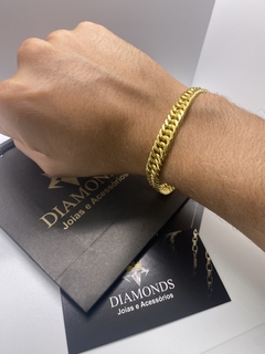 Pulseira Grumet 8 mm (marcação de ouro 750 no fecho) - comprar online