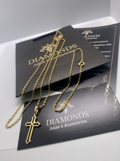 cadeado 1 mm-70 cm+Cruz vazada (GANHE A PULSEIRA DE BRINDE) na internet
