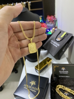 Grumet Soldada 3 mm-70 cm+Placa Jesus Cristo - comprar online