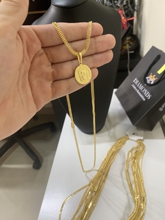 grumet soldada 3 mm-70 cm+Medalha Jesus Cristo na internet