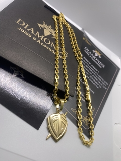 Cadeado 4 mm-60 cm+Escudo Fé - comprar online