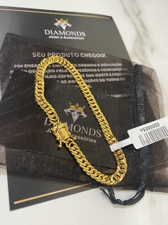 Grumet 5 mm+plaquinha com Cruz - Diamonds Joias 