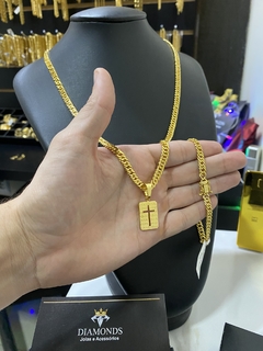 Grumet 5 mm+pingente plaquinha na internet