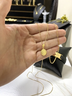 veneziana 1 mm-70 cm+Medalha São Bento - comprar online