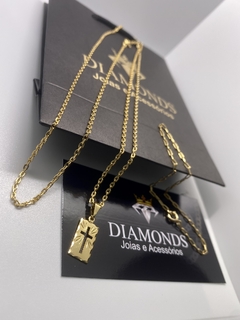 cadeado 1 mm-70 cm+Plaquinha na internet