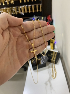 Cadeado 1 mm-70 cm+Crucifixo na internet