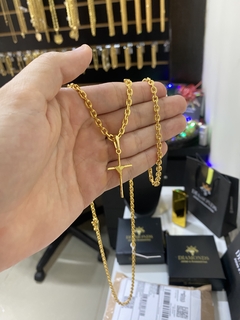 cadeado 4 mm-60 cm+cruz fio - comprar online