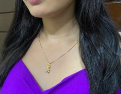 Veneziana 1 mm-50 cm+Ursinho cravejado - Diamonds Joias 