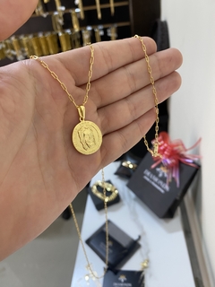 cartier 2 mm-70 cm+Medalha Jesus Cristo