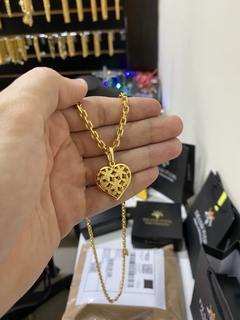 cadeado 4 mm-50 cm+coração - comprar online