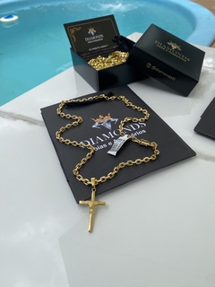 cadeado 5 mm-60 cm+cruz fio - comprar online