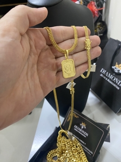 grumet soldada 5 mm+placa jesus cristo