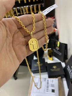 cadeado 4 mm-60 cm+Placa com Cruz - comprar online