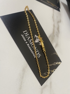 cadeado 1 mm-70 cm+Medalha Jesus Cristo - comprar online