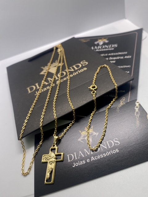 cadeado 1 mm-70 cm+cruz com jesus