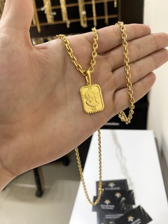 cadeado 4 mm-60 cm+Placa Jesus Cristo na internet