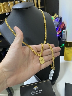 Grumet 5 mm+plaquinha com Cruz na internet