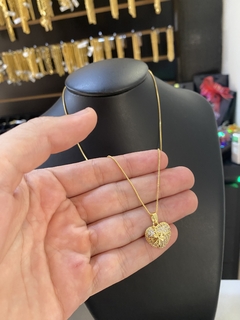 veneziana 1 mm-50 cm+coração cravejado na internet