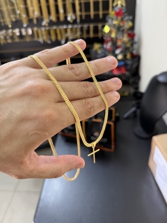 Grumet soldada 3 mm-60 cm+Cruz Palito na internet