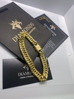 Pulseira Grumet 10 mm ( marcação de ouro 750 no fecho) - loja online