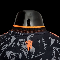 Camisa Jogador Manchester United Camuflagem Preta 22/23 - loja online