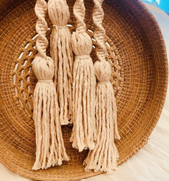 SUJETA CORTINAS EN MACRAME - comprar online