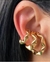 Brinco Fake Juliette Bbb folheado Dourado o kit com 3 peças P M e G - comprar online