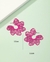 Brinco de Flor Rosa - comprar online