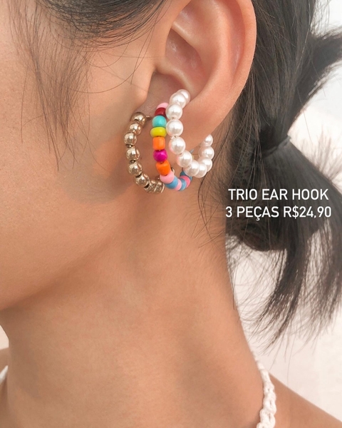 Trio Ear Hook 3 Peças