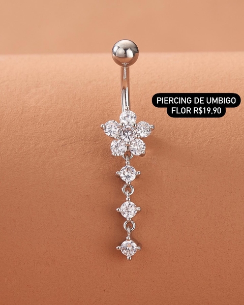 Piercing de Umbigo Flor