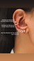 Piercing de pressão de pedrinha R$20,00 Piercing de pressão de Strass R$20,00 Par de brincos de folha Ear Cuff R$15,00