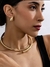 Conjunto de Colar e Brinco Dourado Estilo - comprar online