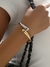 Bracelete Dourado e Prata