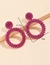Brinco de Camurça Rosa - comprar online