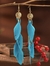 Brinco de Pena Turquesa - comprar online