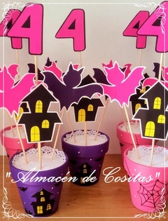 CENTROS DE MESA CON TOPPERS en internet