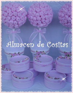 TOPIARIO FLORES DE TELA - comprar online