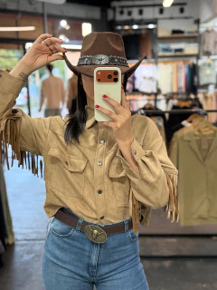 Chaqueta flecos