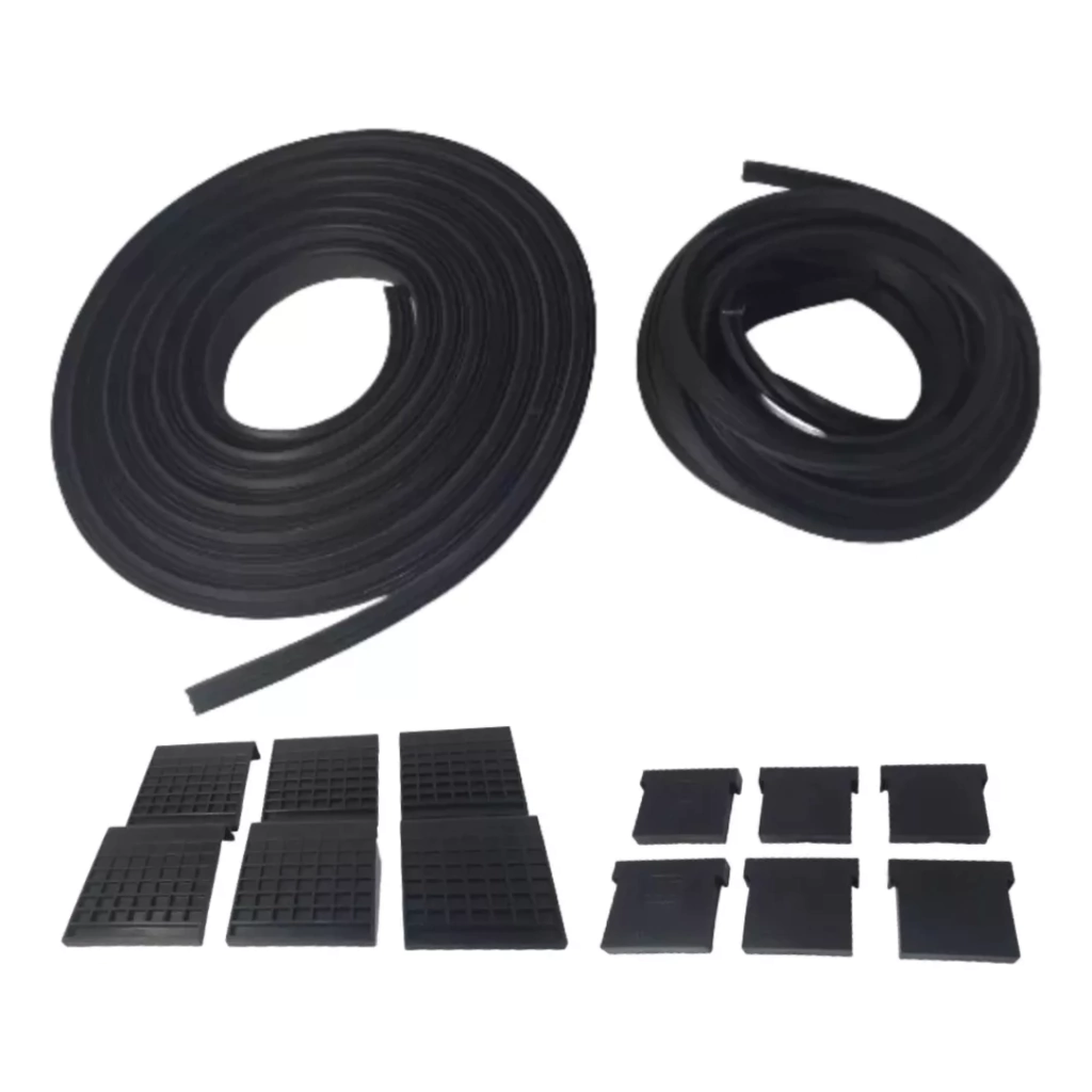 Kit de Borrachas, Calços e Cunhas para Perfil Infinity Sobrepor/Embutir