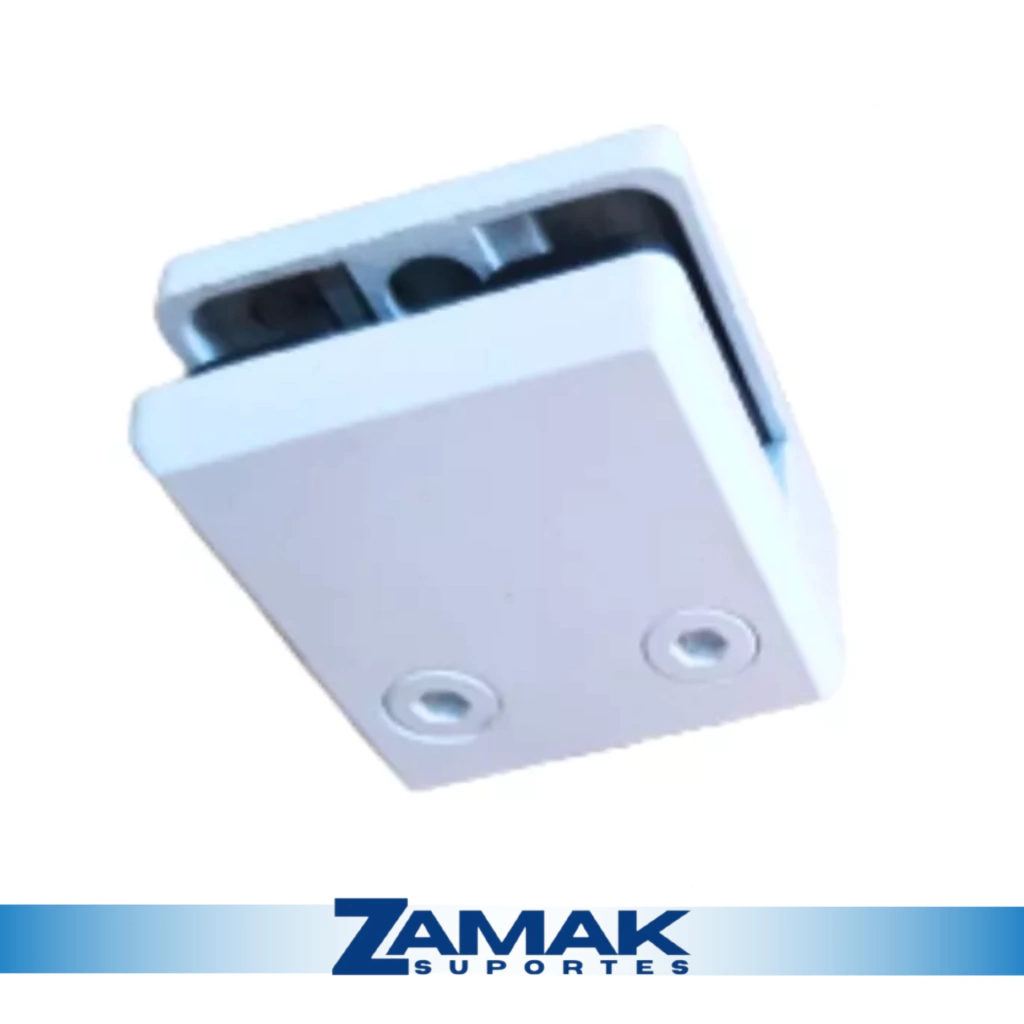 Presilha para Vidros Cor Branco V/A