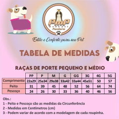 Vestido Malha Collors - Pandora Moda Pet