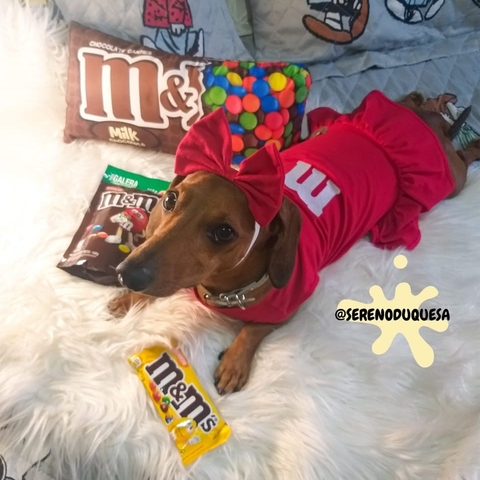 Mini vestido M&M Pet