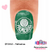 Adesivos/Películas para decorações de unhas - OT2552 (Time: Palmeiras)